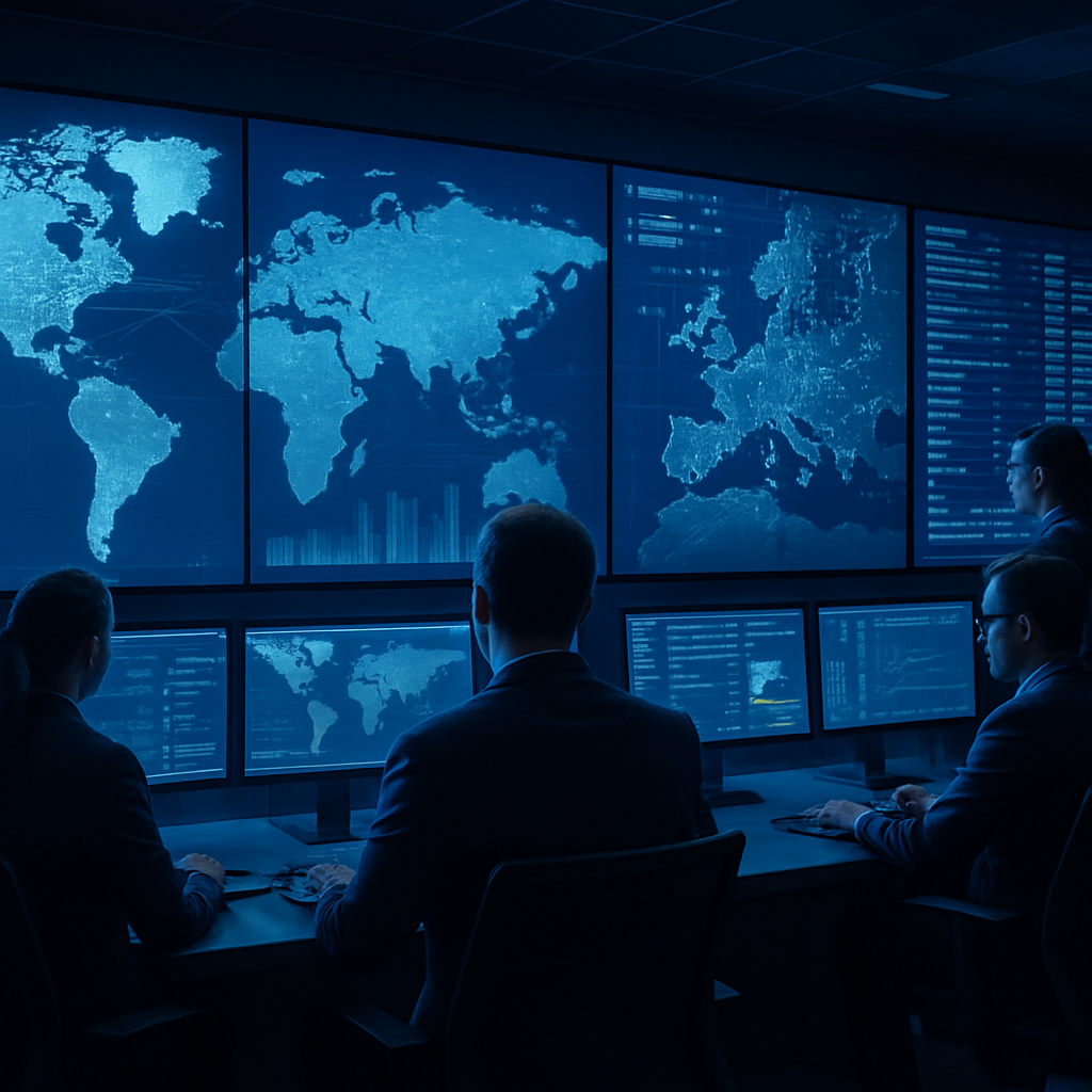 Velocity Shippings global operations control room